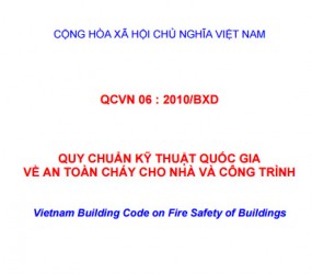 QCVN 06:2010/BXD - Quy chuẩn kỹ thuật quốc gia về an toàn cháy cho nhà và công trình